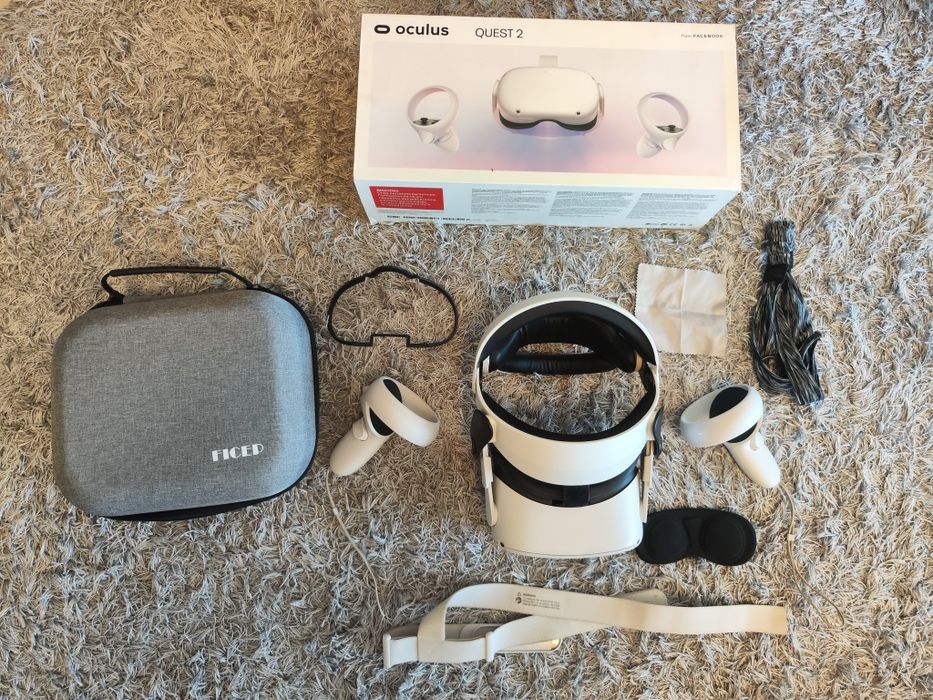 Oculus Quest 2 256GB + Strap Premium + Case + Caixa Original