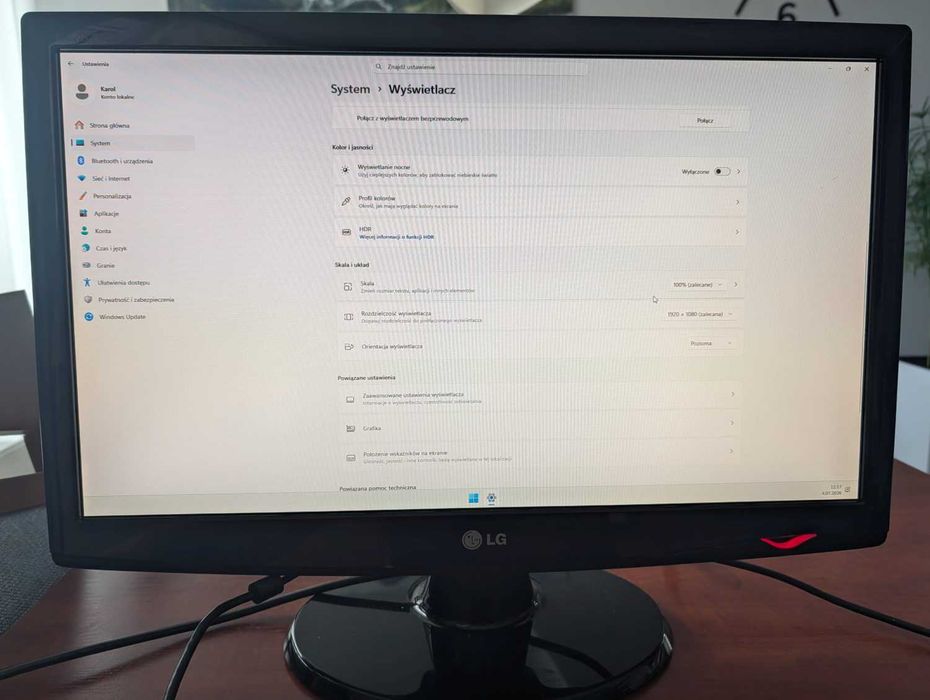 Monitor LG FLATRON W2343T-PF