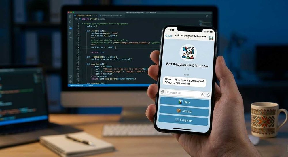 Google Таблиці (Excel/Ексель) міні Telegram-боти(чат-бот) для бізнесу