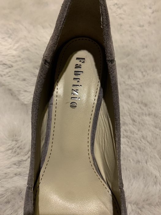 Szpilki skórzane włoskie, r. 37