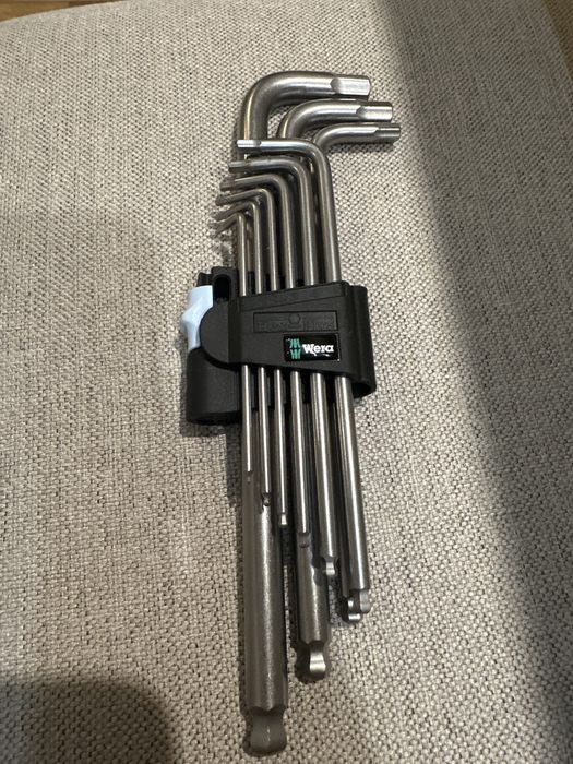 Zestaw kluczy imbusowych WERA 3950 PKL/9