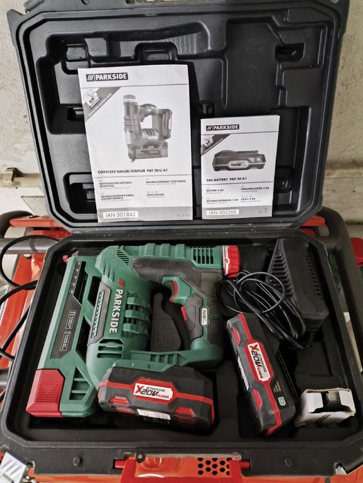 Акумуляторний степлер Parkside Pat 20 li
