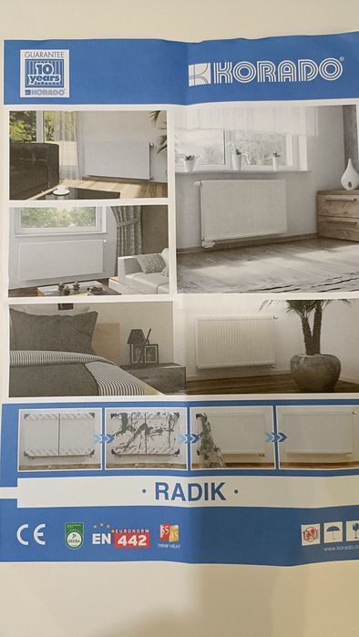 Grzejnik KORADO Radik VKU Type 33 900 x 1600 mm o mocy 5325W