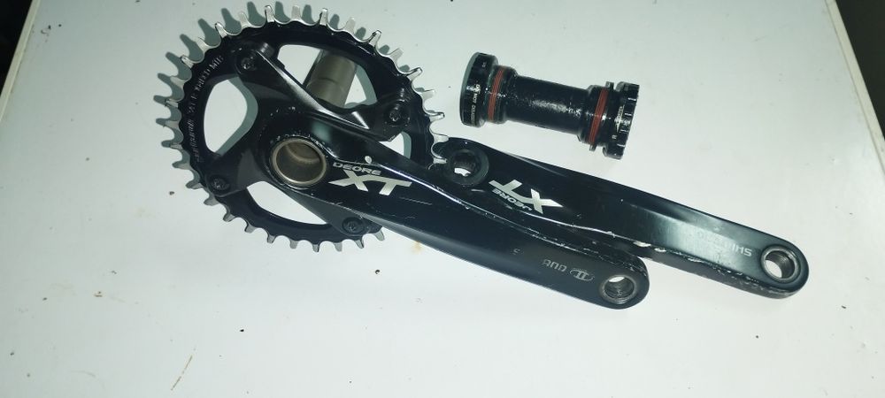 Pedaleiro XT+ Prato Garbaruk 34T