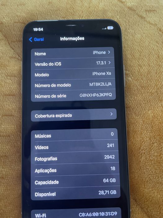 Iphone xs 64g em bom estado