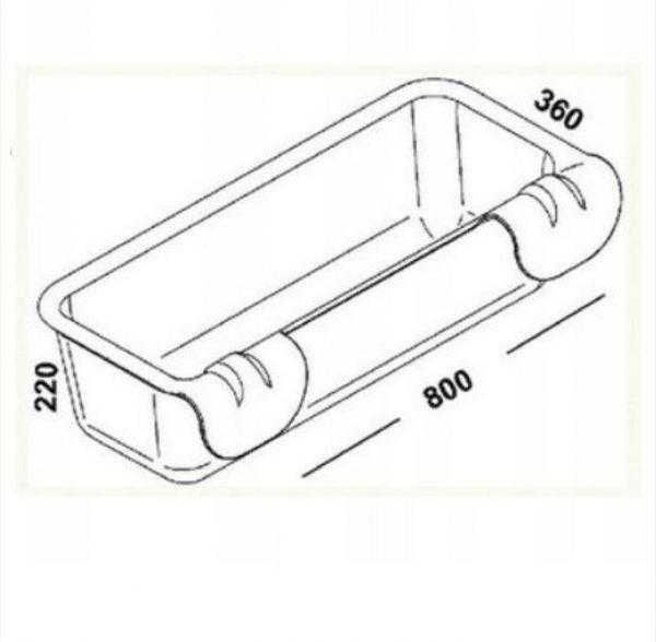 Koryto - żłób podłużny uniwersalny dla koni i bydła