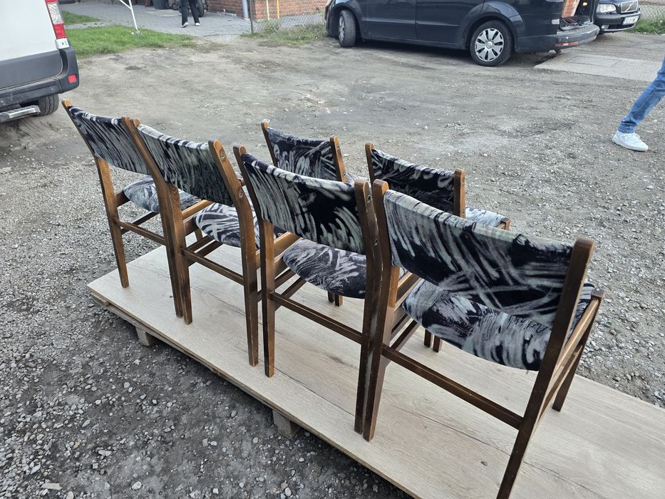 Krzesła prl transport