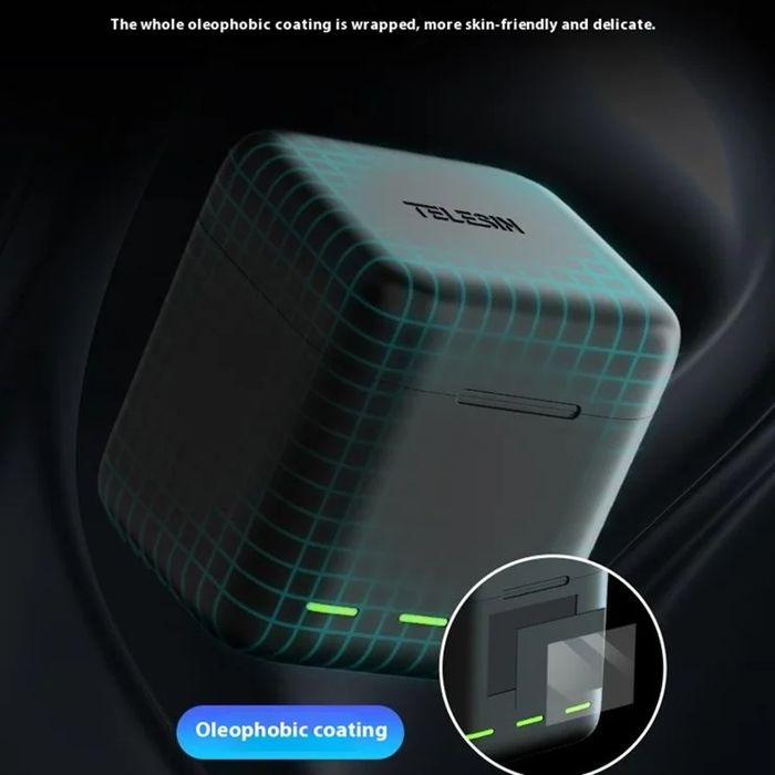 TELESIN зарядний пристрій та акумулятори  для GoPro Hero 12 / 11 / 10