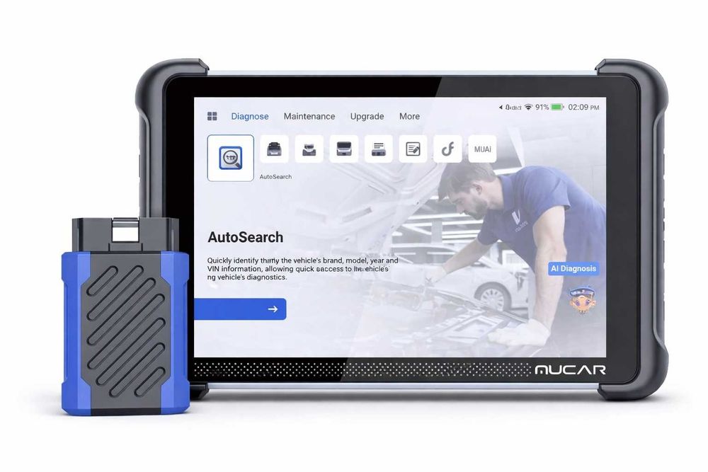 Mucar 892BT Tester Diagnostyczny Asystent AI Dożywotnia Aktualizacja