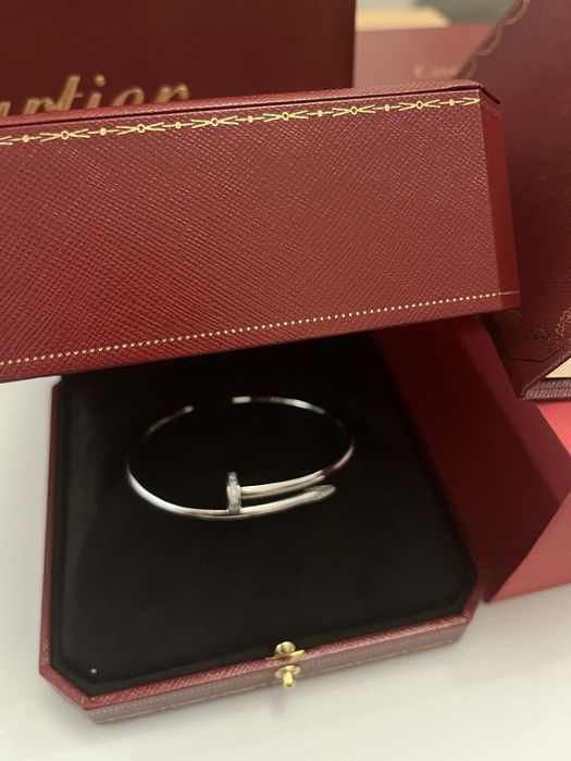 Cartier Juste un clou, браслет золотой с бриллиантами Гвоздь.