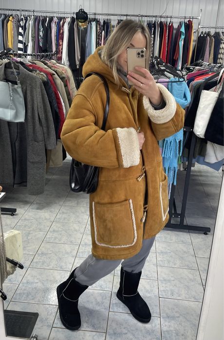 дублянка жіноча натуральна, розмір М-L