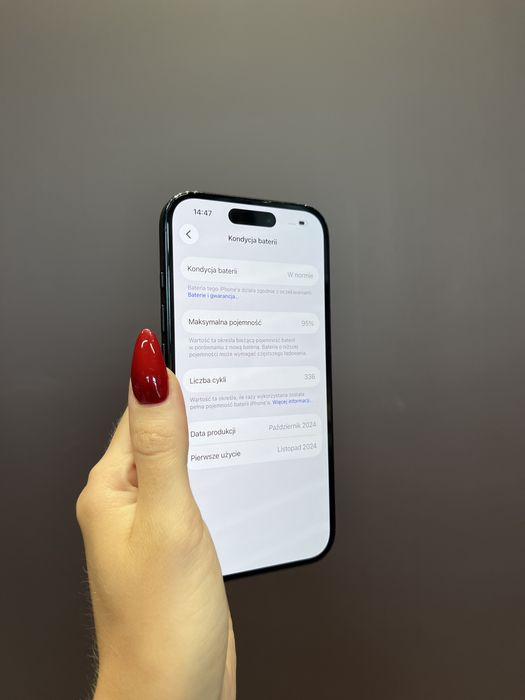 RATY 0% iPhone 16 128 GB BATERIA 95% GWARANCJA 12 miesiecy !!!
