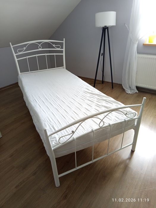 Łóżko metalowe 90/200