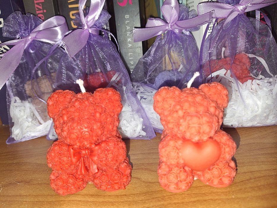 Świece z wosku sojowego