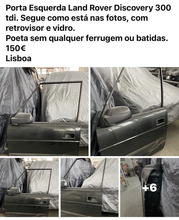 Peças Land Rover Discovery 1, 200 e 300 tdi