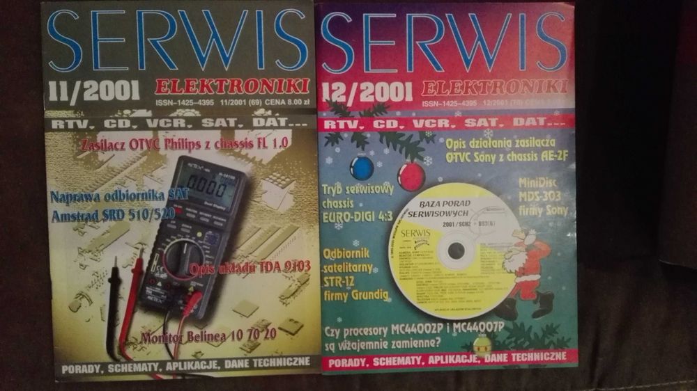 Czasopismo "Serwis Elektroniki" - rocznik 2001