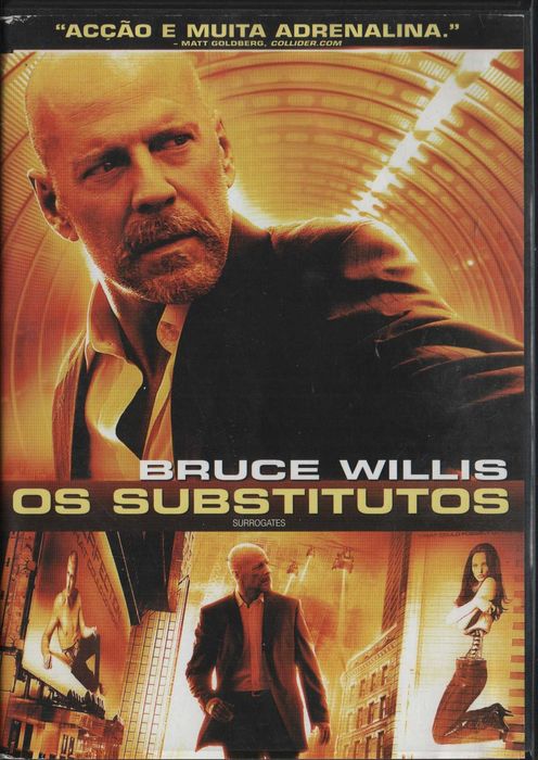 Dvd Os Substitutos - ficção científica - Bruce Willis - extras