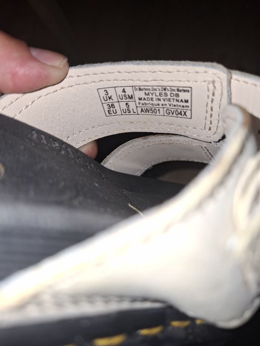 Dr.Martens Myles sandały, klapki na platformie  36