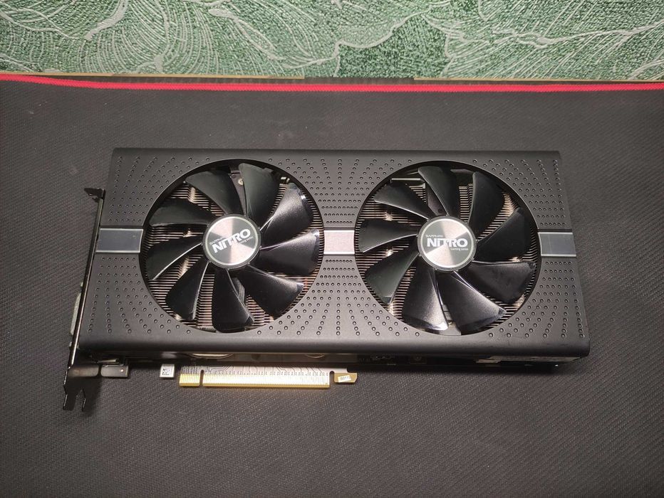Відеокарта AMD RX580 8GB Sapphire Nitro+ {_обслужена_}{_не з майнінгу_}{_+відеотест_}