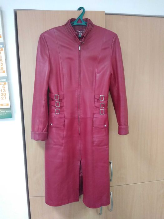 ФРЕНЧ кожаный  красный