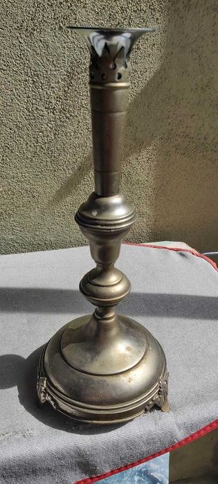 Candelabro em Metal c/ 30 cm (+/- 200 anos)