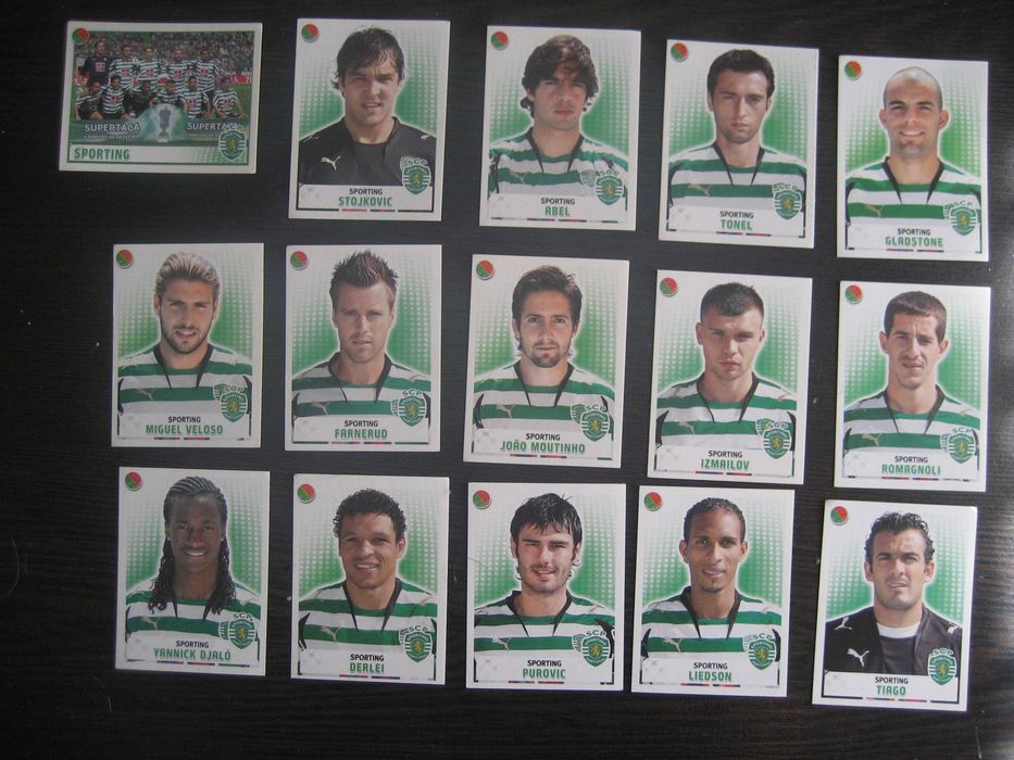 Cromos Panini Liga Portugal 2007/08, 2010/11, 2011/12, 2014/15,2015/16
