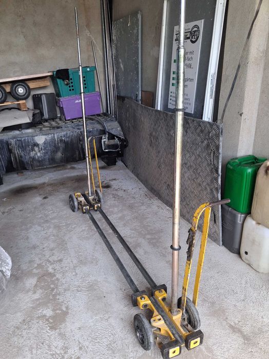 Wózek transportowy składany do szyb płyt