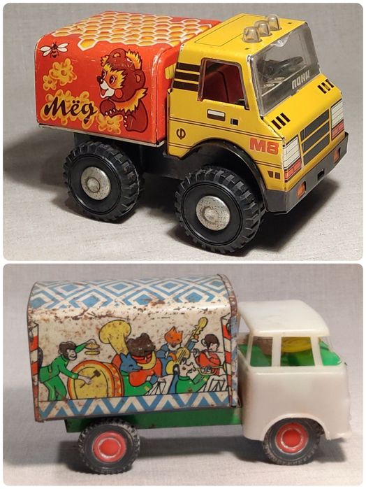 РЕДКАЯ Машинка грузовик СССР автомобиль Советская жестяная игружка