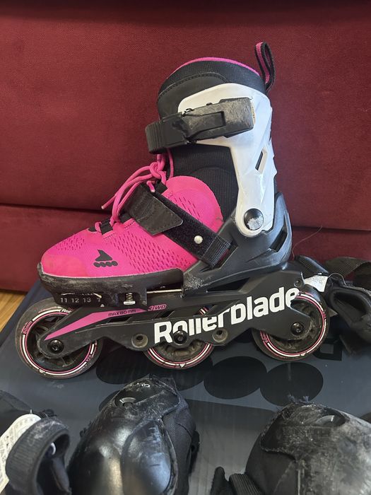 Ролики rollerblade 3 wd g 28-32 та захист oxelo