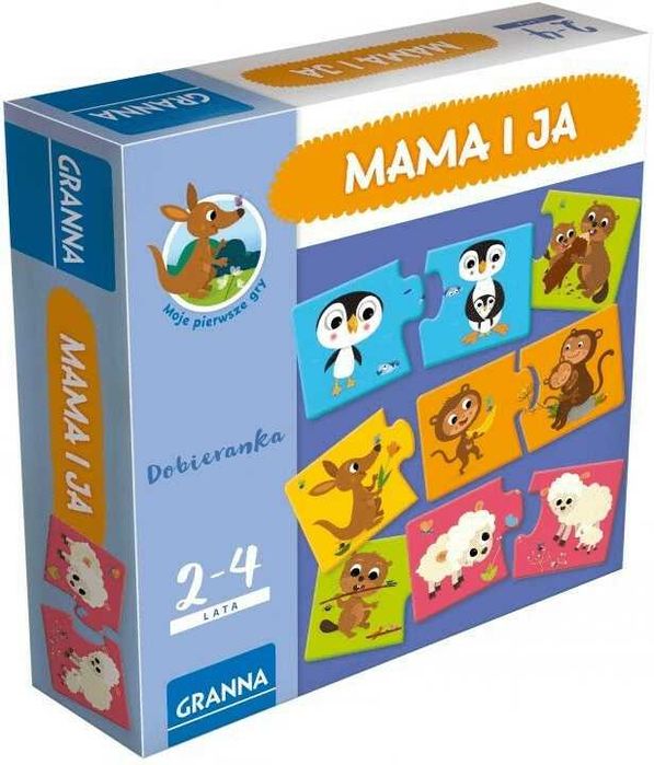 NOWE Puzzle Mama i ja. Dobieranka, Pary, 2+ Granna