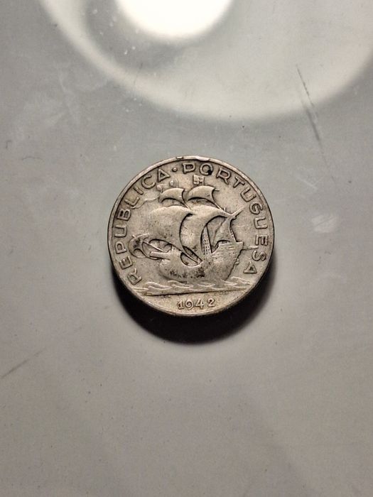 Moeda 5 escudos 1942