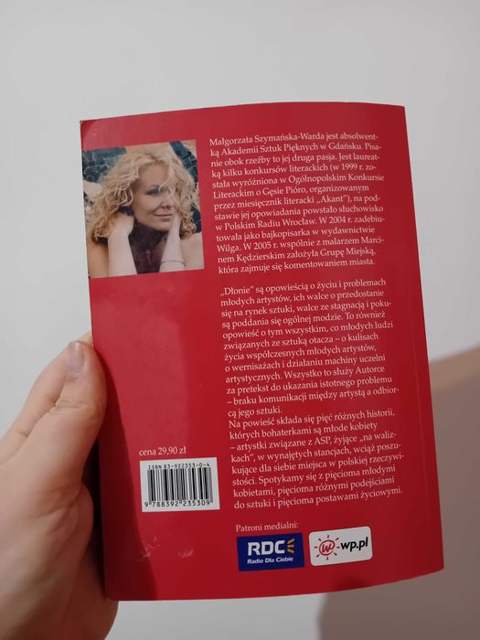 Dłonie Małgorzata Szymańska Warda książka