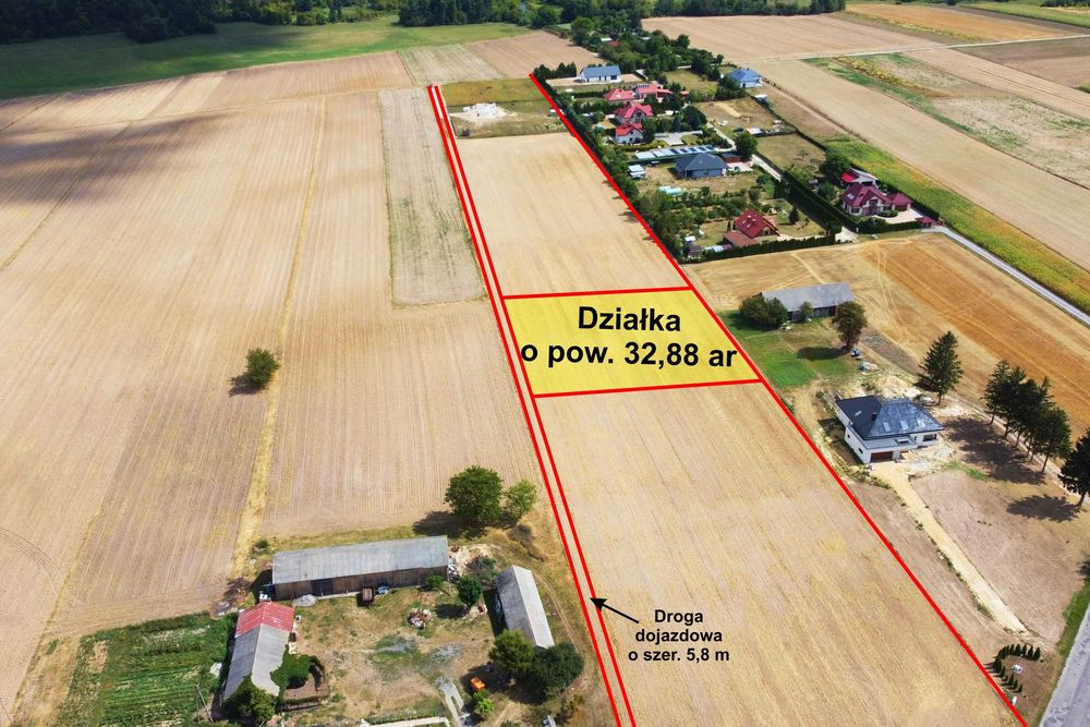 Działka Budowlana - 3288 m2 | Rossosz gm. Łęczna