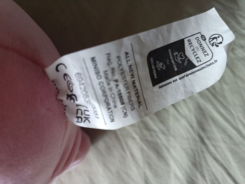 Peluche marca Miniso