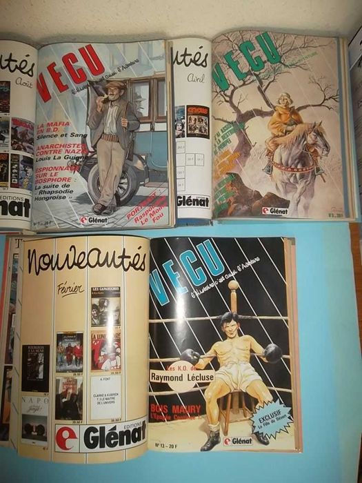 VÉCU nº 1 a 15 - Encadernado 3 volumes desde 1985