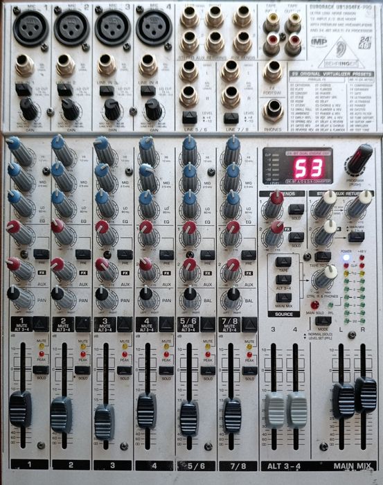Мікшерний пульт Behringer Eurorack UB1204FX-PRO