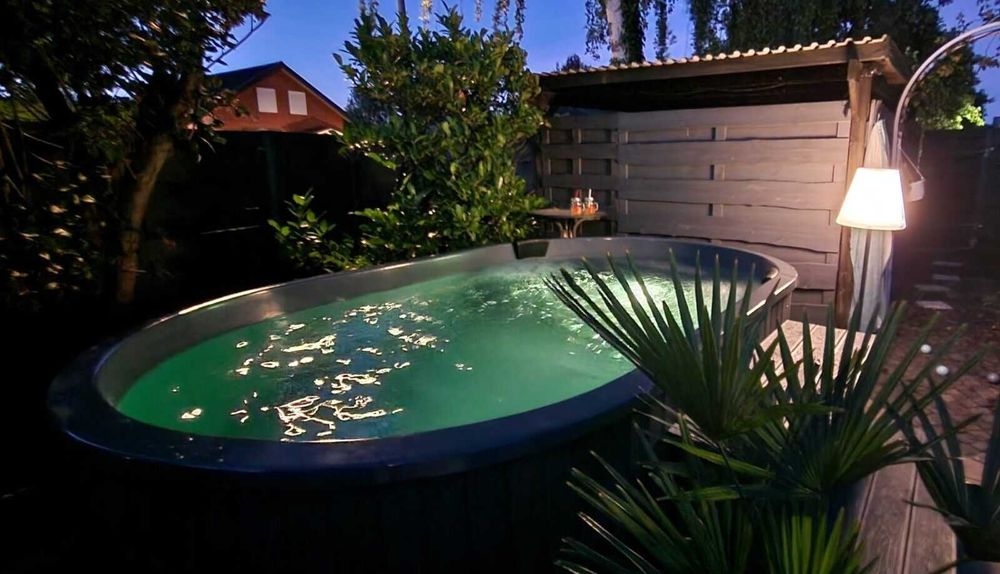 Basen balia jacuzzi od ręki nowe producent hydromasaż piec zestaw