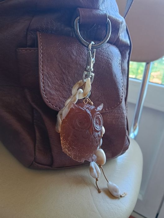 Bag charm artesanal mocho