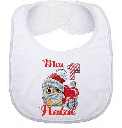 Babetes Estampados Personalizados Natal