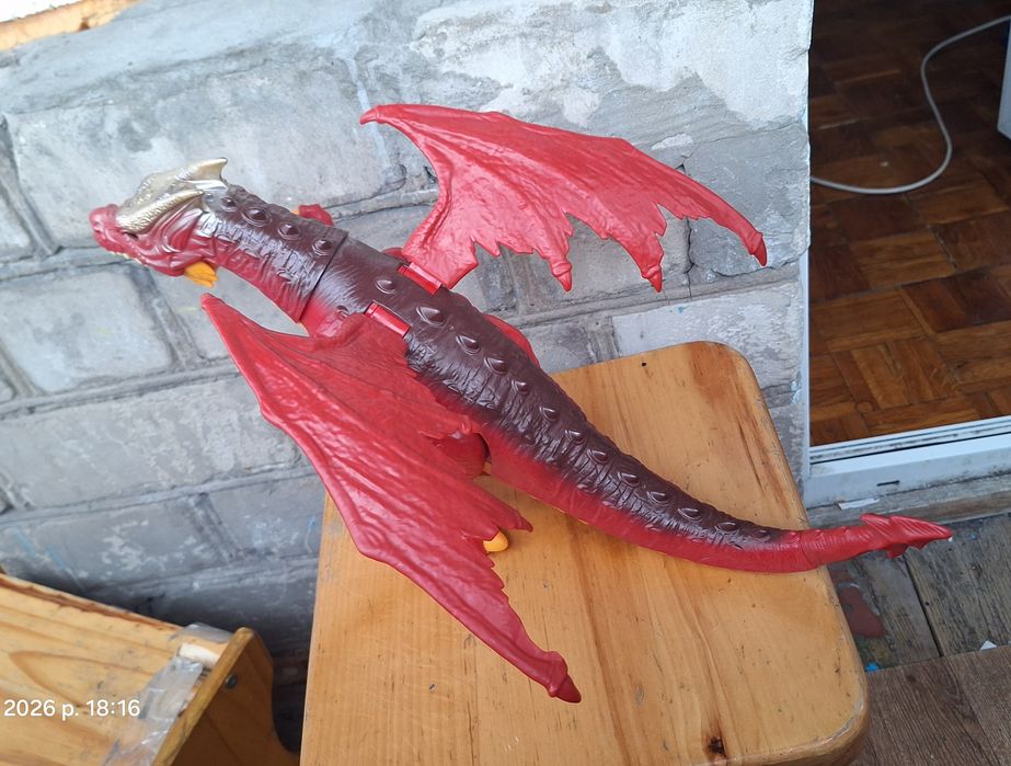 Інтерактивна іграшка Zuru (Зуру) Дракон Robo Alive Ferocious Dragon - Вогняний Дракон