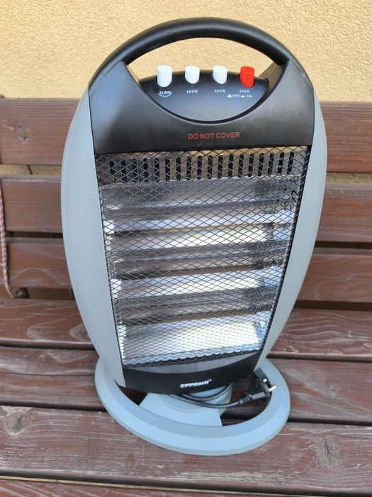 Grzejnik halogenowy, farelka 3x 400w
