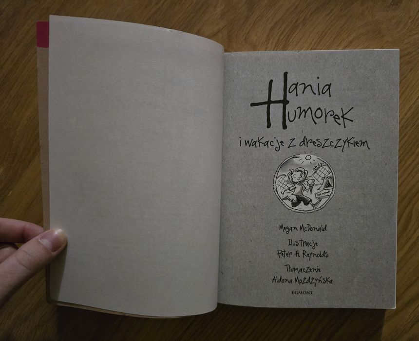 ,,Hania Humorek i wakacje z dreszczykiem" Megan McDonald