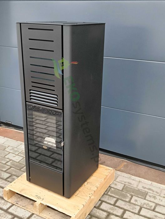 Piec, piecyk, kominek na pelet pellet Karen 9 kW duży zasobnik 40kg