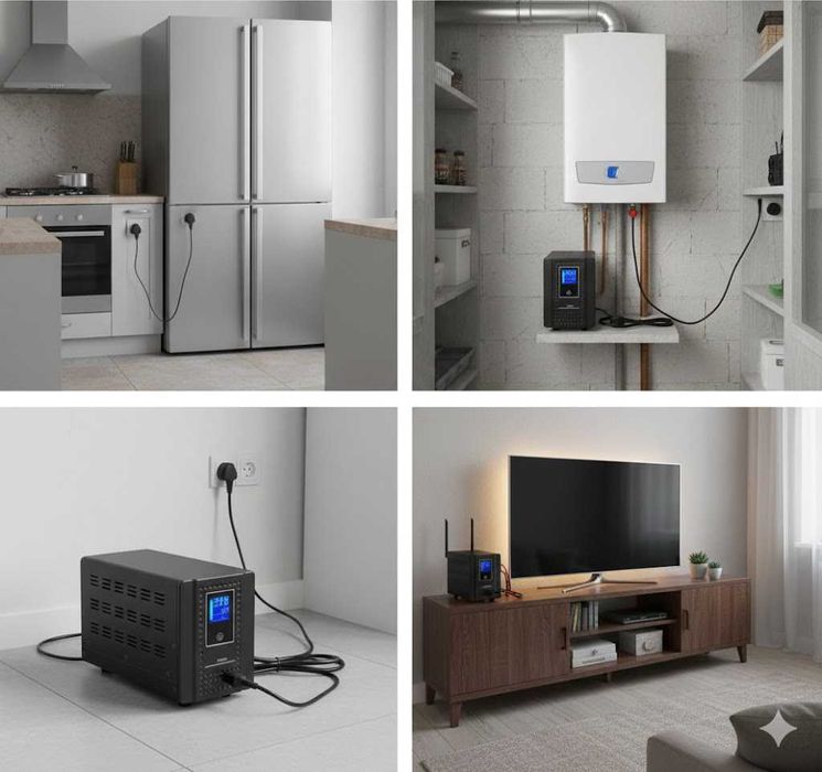 ИБП 2000W 24/220V с зарядкой LifePo4 чистый синус станция ДБЖ