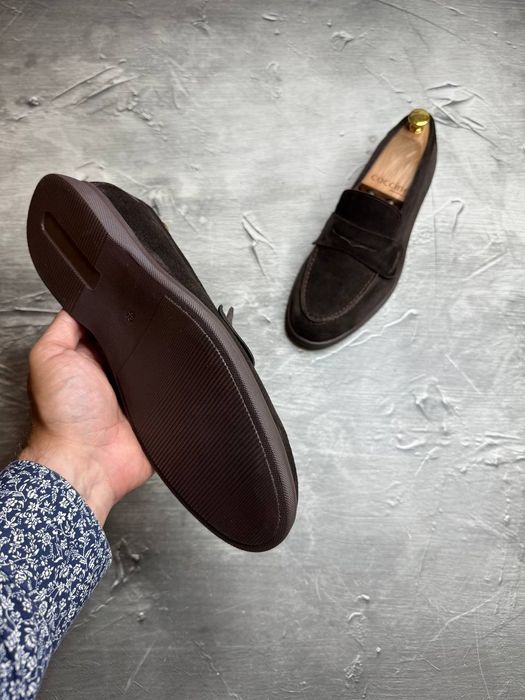 Лоферы ЗАМШЕВЫЕ Мужские Коричневые LORO PIANA Classic! ЛОФЕРИ Замшеві Чоловічі Базові! Туфли Лоферы, Мокасины, Слипоны ЗАМША! Размеры 40-46! ХИТ!