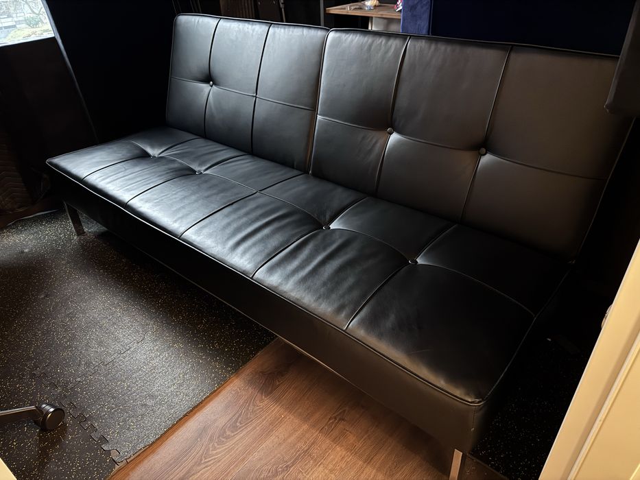 Kanapa eko-skórzana rozkladana