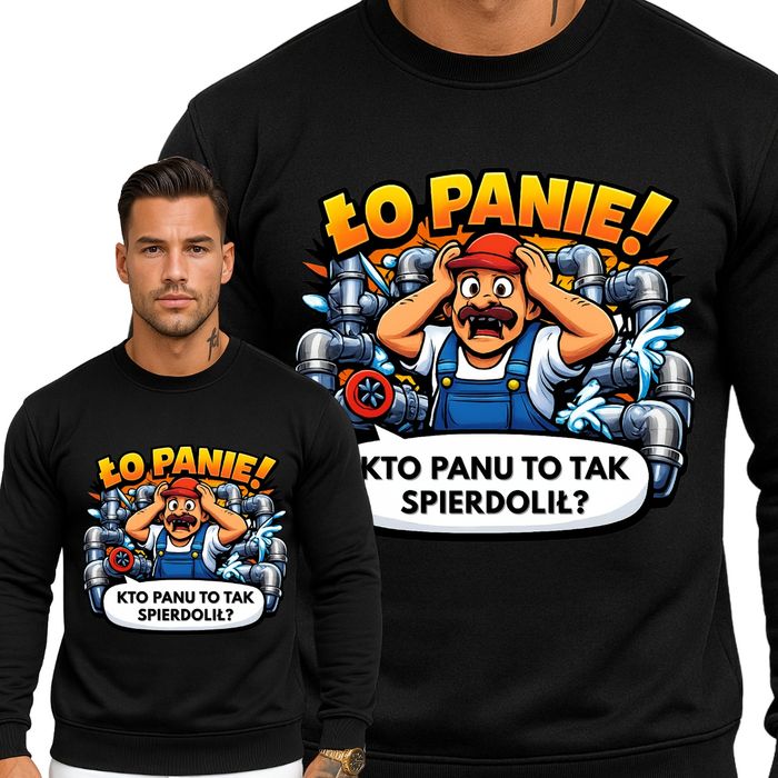 Bluzy męskie z nadrukiem