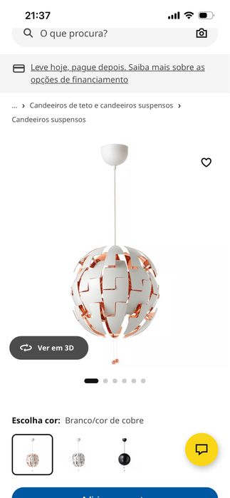 Vendo dois candeeiros Ikea Star Wars