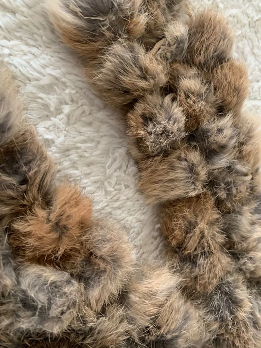 Szalik z królika vintage