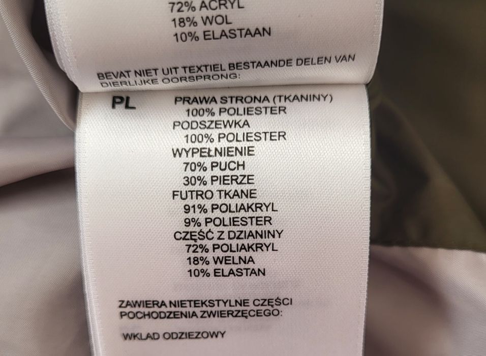 Marc O'Polo kurtka puchowa płaszcz premium 36